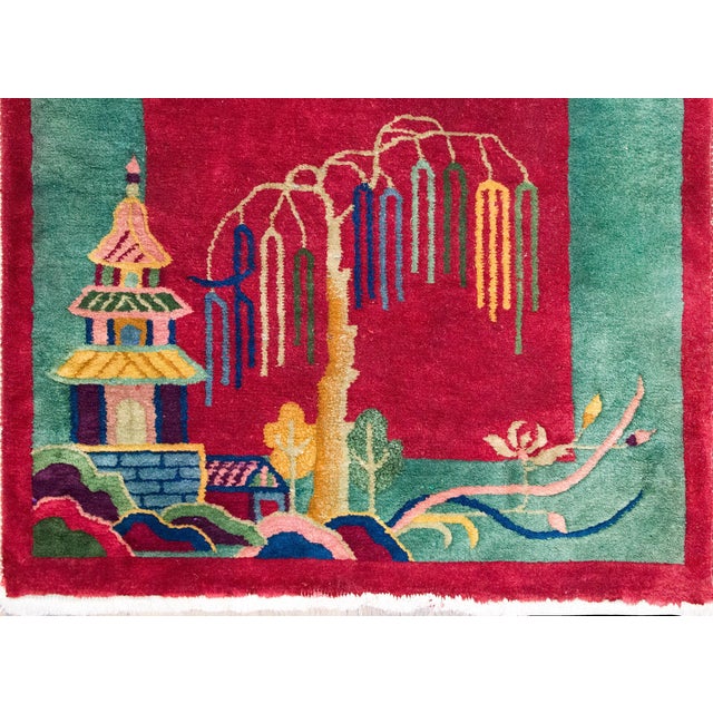 Early 20th Century Chinese Art Deco Rug For Sale - Image 13 of 15