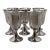 Midcentury f.b. Rogers Silverplate Holloware Wine or Water Goblets, Set of 8 For Sale