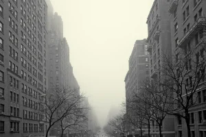 Black & White Photograph - West End Ave NYC