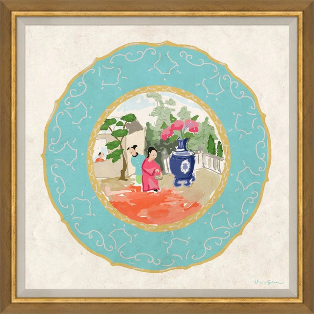 Sevres Portico By Dana Gibson, Framed Art Print For Sale