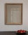 19th Century France Weathered Honey Oak Carved Oak Window-Pane Mirror For Sale - Image 4 of 8