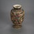 Antique Japanese Satsuma Gilt & Embossed Figural Pottery Vase, Circa 1930 For Sale - Image 4 of 10