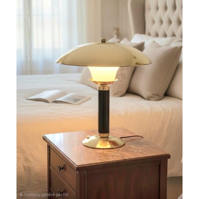 Elegant jumo table lamp, model 350 grand luxe, made in the 1960s. a rare and iconic model, prized by collectors and...