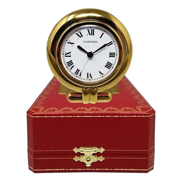 Alarm Clock Pendulette from Cartier, 1990s For Sale