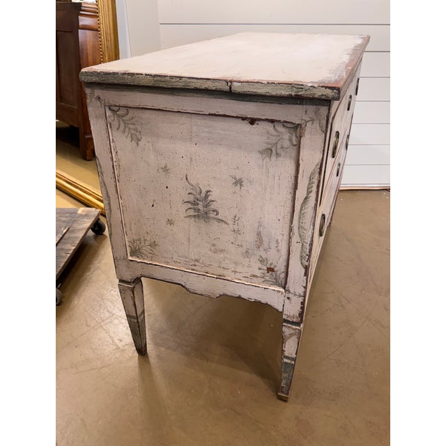 19th Century Italian Painted Chest of Drawers For Sale - Image 11 of 16