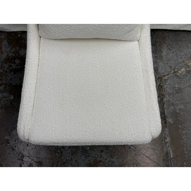 Textile Matthew Williams for Uttermost Coley White Armless Dining Chairs, Set of Six For Sale - Image 7 of 12