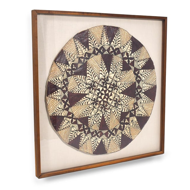 This striking piece of Samoan Tapa cloth speaks to the history of the South Pacific islanders who have made these...