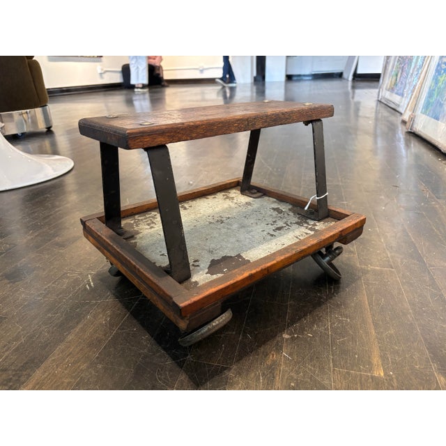 19th Century Antique Rolling Footstool For Sale - Image 5 of 5