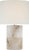 Modern Windsor Smith by Visual Comfort Signature Kapittel Large Table Lamp in Alabaster with Linen Shade For Sale - Image 3 of 3