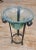 Metal Sarreid Murano Glass Planter on Iron Stand For Sale - Image 7 of 7