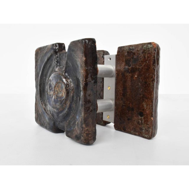 1970s Vintage Handles with Stylized Owl, 1970, Set of 2 For Sale - Image 5 of 7