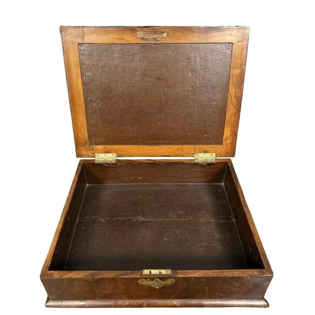 Large Antique Box in Precious Wood Marquetry, 1880 For Sale - Image 3 of 7