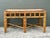 Vintage Boho Bamboo and Burlwood Console Table For Sale - Image 4 of 12