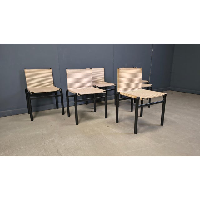 Mastro Dining Chairs by Afra & Tobia Scarpa for Molteni, 1980s, Set of 6 For Sale - Image 11 of 18