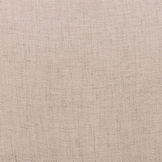 Walnut Linen Ellery Dining Chair For Sale In Los Angeles - Image 6 of 6