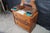 Antique Victorian Eastlake Walnut Marble Top Dresser Glove Box Shaving Mirror For Sale - Image 4 of 12