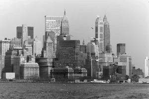 Andres, View of Lower Manhattan from Brooklyn, New York, 1967, Photographic Print