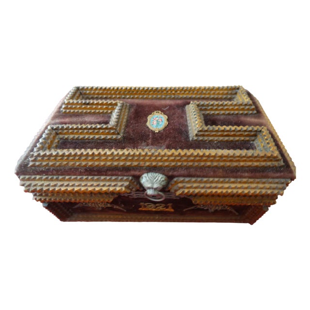 Arts & Crafts Wedding Jewelry Box, 1920s For Sale