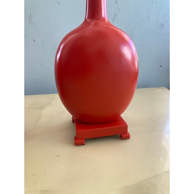 1950s Hollywood Regency Coral Table Lamps - a Pair For Sale - Image 9 of 14