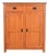 Stickley Style Mission Oak Arts & Crafts Bookcase or Bar Cabinet For Sale