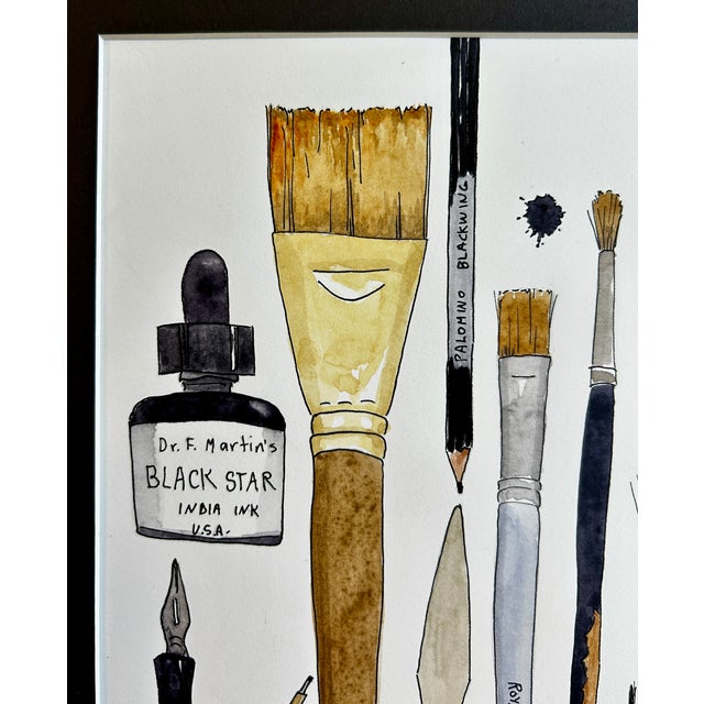 Giclee Fine Art Print Watercolor Painting ‘Old Friends’ For Sale - Image 6 of 12