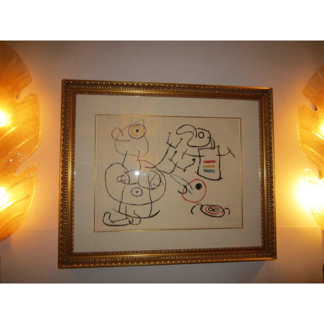 Joan Miro, "Ubu Aux Baleares II” litho signed and numbered 66/120.