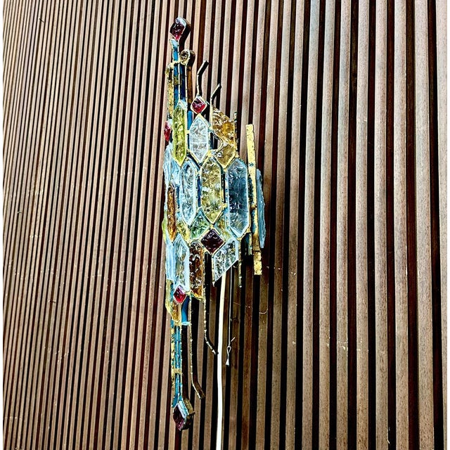Sculptural Wall Lamp by Albano Poli for Poliarte, 1960s For Sale - Image 12 of 18