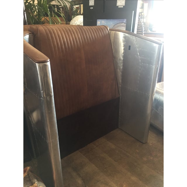 Restoration Hardware Twin Aviator Headboard | Chairish