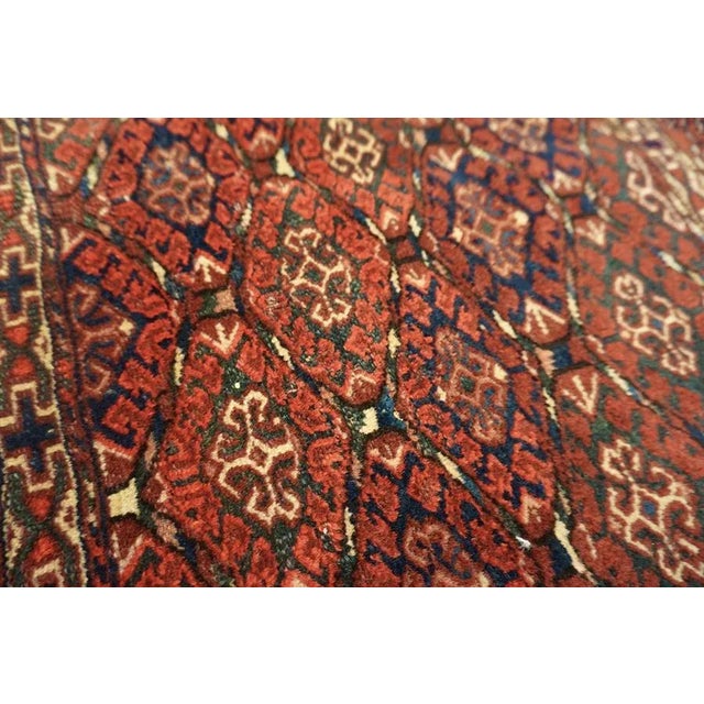 Tribal Antique Baluch Turkmen Rug For Sale - Image 3 of 6