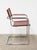 Metal vintage Leather Chairs by Matteo Grassi, 1980s, Set of 3 For Sale - Image 7 of 18