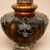 1960s Hollywood Regency Brown Glass Urn Table Lamp, Crystal Prisms, 32 Inch For Sale - Image 10 of 18