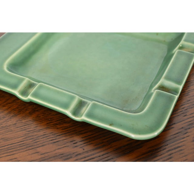 Rookwood Pottery Mid-Century Large Glazed Ceramic Ash Tray, 1955 For Sale In South Bend - Image 6 of 12