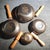 Dimensions (Largest Bowl): Diameter 10cm (3.94") Total Weight (Set): 1727 grams (approx. 3.81 lbs) Material: Solid Copper...