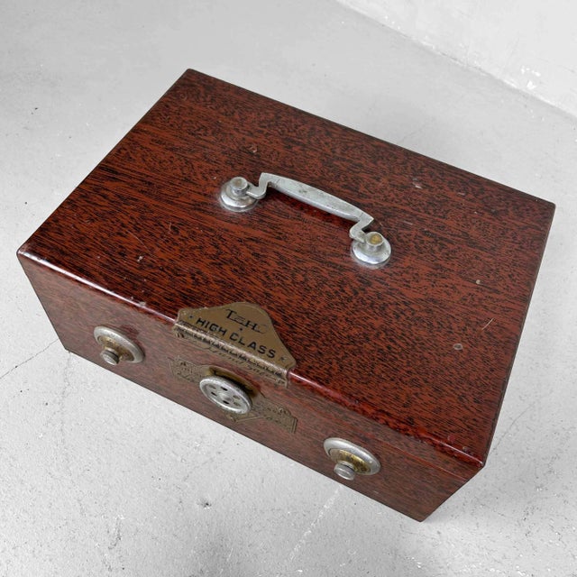 Vintage Japanese Metal Cash Box, 1950s For Sale - Image 6 of 13