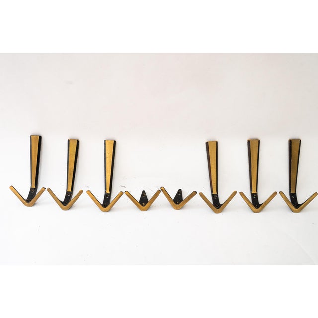 Metal Wall Hooks by Herta Baller, 1950s, Set of 8 For Sale - Image 7 of 7