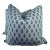 Peter Dunham "Rajmata Tonal" in Blue/Blue 22" Pillows-a Pair For Sale