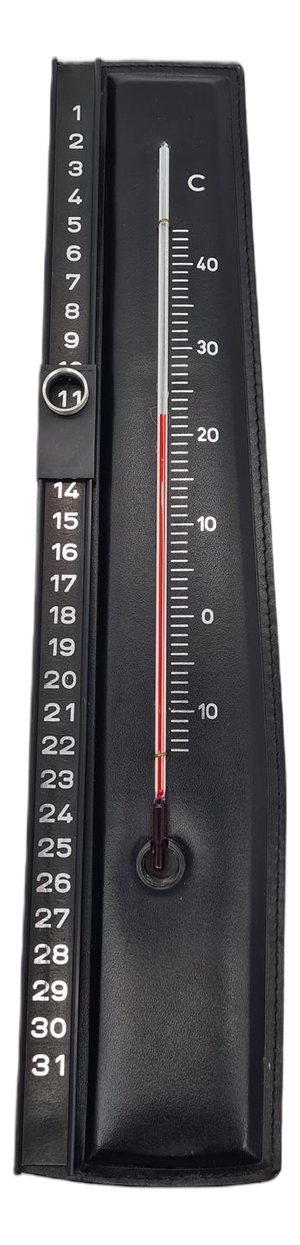 Vintage Wall Thermometer with Calendar, 1960s