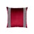 Schumacher Venetian Silk Velvet Pillow in Port Red For Sale