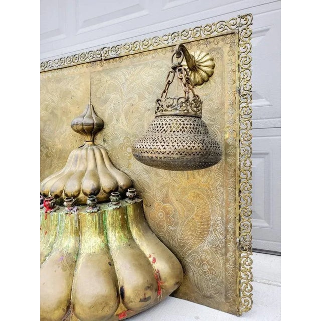 Metal Middle-Eastern Temple Shrine Architectural Element For Sale - Image 7 of 11