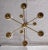 Swedish Brass Chandelier, 1950s For Sale - Image 11 of 13