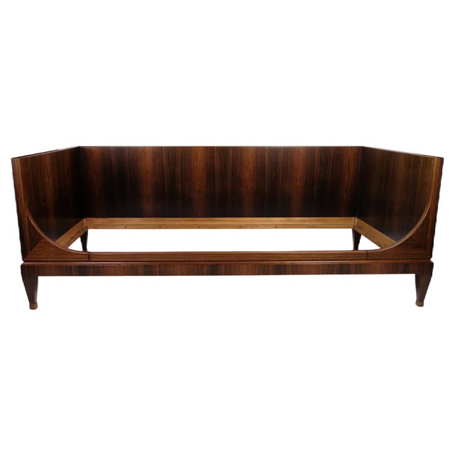 Danish Modern Bed in Veneered Rosewood, 1960s For Sale