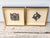 Fabulous framed pair of antique architectural elements. Both framed in shadow boxes. Perfect to add some visual interest...