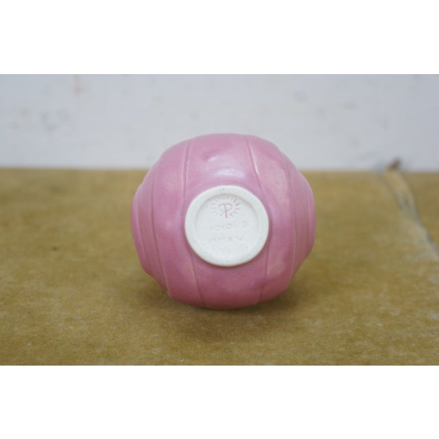 2015 Rookwood Pottery Pink Swirl Art Deco Bud Vase 10106-D MMXV 6" For Sale - Image 6 of 11