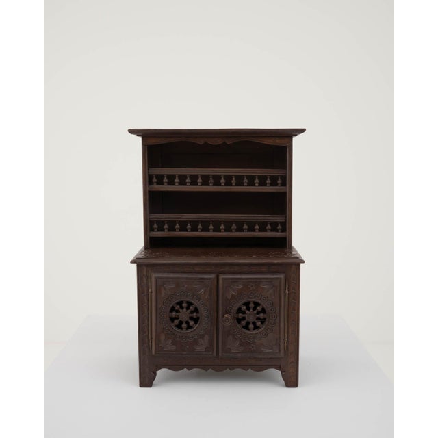 Miniature Wooden Cabinet from Nineteenth-Century France For Sale - Image 16 of 18