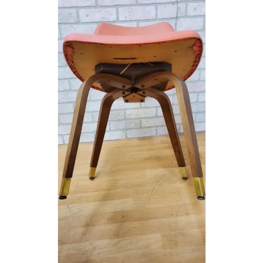 Mid Century Modern Bentwood Accent Side Chairs for Thonet - Pair For Sale - Image 9 of 10