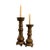 Pair of Ornate Grape & Vine Pillar Candle Holders, Old World Style For Sale