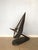 Abstract 1969 Vintage M. Feller Brutalist Iron Signed Sculpture For Sale - Image 3 of 12