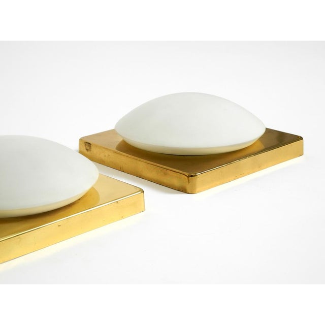 Vintage Brass Wall Lamps by Rolf Krüger for Heinz Neuhaus Leuchten, 1970s, Set of 2 For Sale - Image 11 of 18