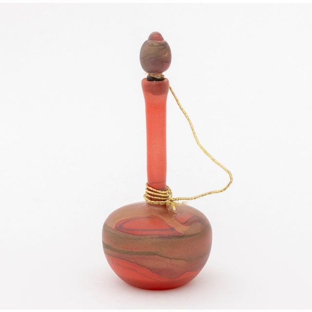 Collection of Nine Art Glass Perfume Bottles For Sale - Image 14 of 18