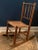 Wood 19th Century Hand Crafted Children’s Rocker With Rush Seat For Sale - Image 7 of 7